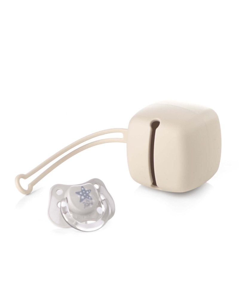 Guarda chupetes de silicona mint: protección y estilo para tu bebé.