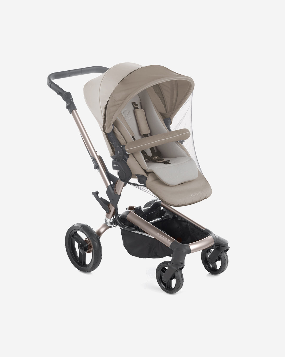Zanzariera universale per passeggino, navicella e seggiolino auto (40-87 cm)